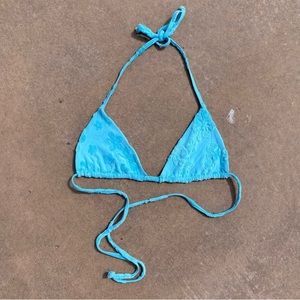 Frankies Bikinis Terry Triangle Top